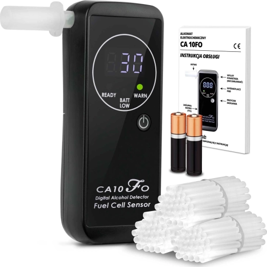 Alcoscent CA-10FO elektrokeemiline alkohol tester huulikutega