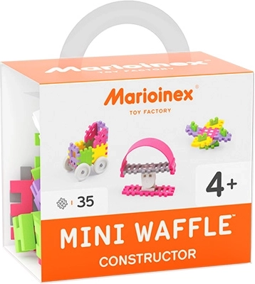 Mini Waffle konstruktsiooniklotsid tüdrukutele, 35 detaili