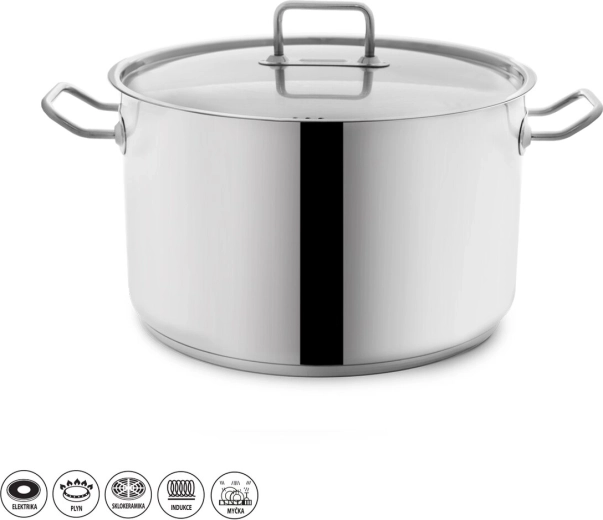 Roostevabast kastrul Stock 10 l kaanega