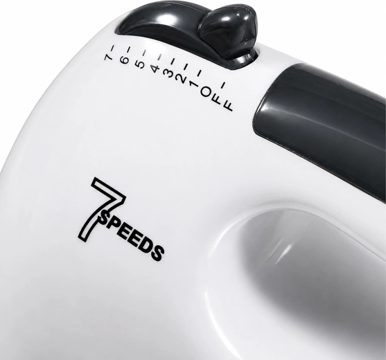 7 speeds for precise mixing