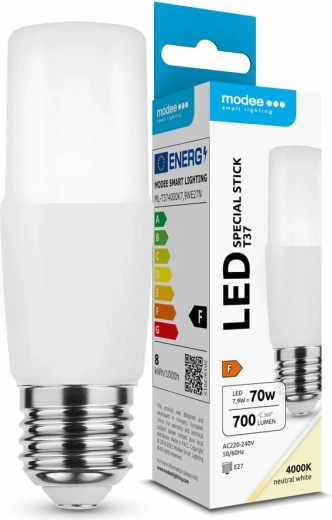 LED-lamp Modee Lighting Special Stick T37 7,9 W E27, neutraalne valge, 700 lm