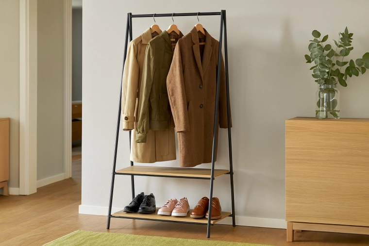 Bar for neatly hanging clothes