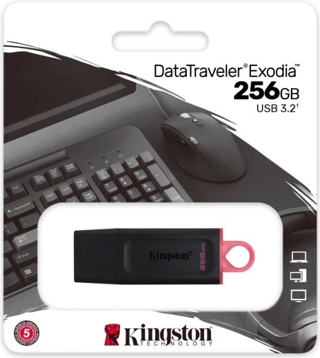 USB-mälupulk DataTraveler Exodia 256GB USB 3.2 Gen 1