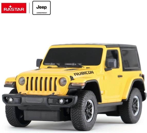 Rastar Jeep Wrangler JL kaugjuhitav RC auto 1:24 kollane