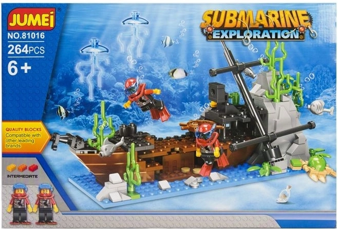 Jumei ehituskomplekt Allveeseiklus 264 osaga (Submarine Exploration) – 1 tk