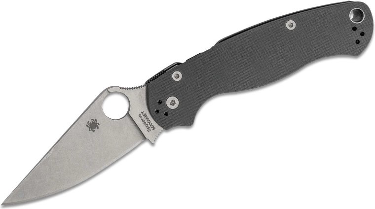 Taskunuga Spyderco Para Military 2 Maxamet, 8,7 cm, stonewash, hall, G10