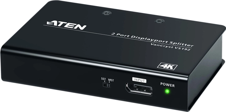 2-pordiline 4K DisplayPorti splitter ATEN VS192