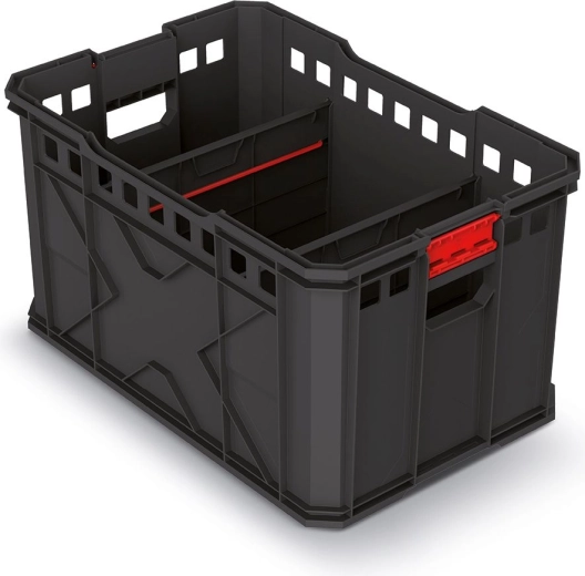 Modulaarne transpordikast X-Block Pro, must 536 × 354 × 300 mm