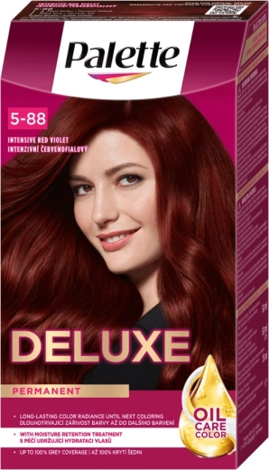 Palette Deluxe intensiivne punakaslilla püsiv juuksevärv 50 ml