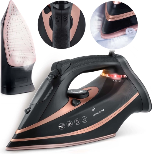 Aurupress BERDSEN 3000 W keraamilise tallaplaadi ja vertikaalse auruga