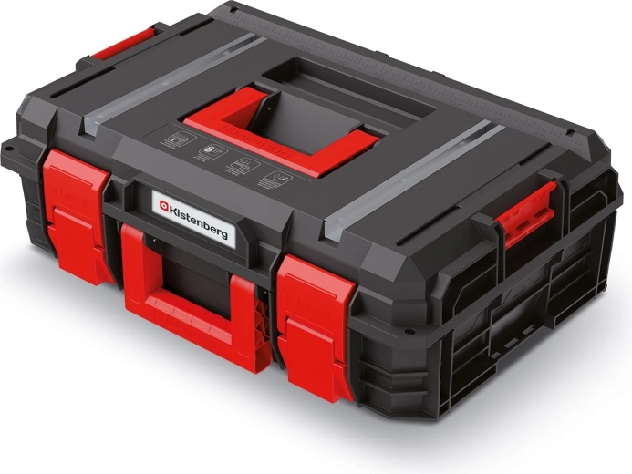 Tööriistakohver X‑BLOCK TECH, 546 × 380 × 194 mm, must