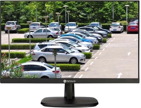 Monitor 23,8'' must IPS FHD VGA ja HDMI-ga