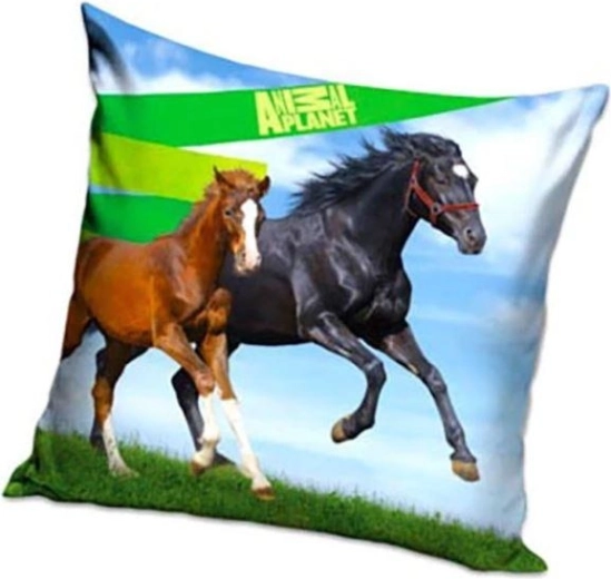 Animal Planet hobuse mustriga padjapüür 40 × 40 cm