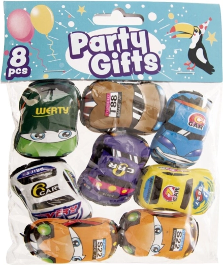 Laste mänguautode komplekt, valik 8 tk, 5,5 cm