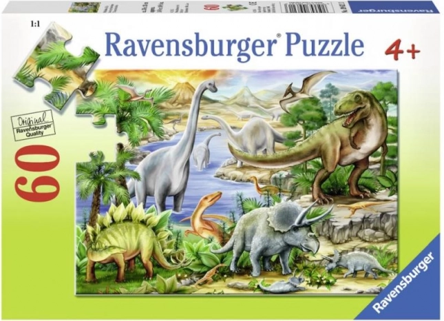 Ravensburger pusle eelajalooline elu 60 tükki