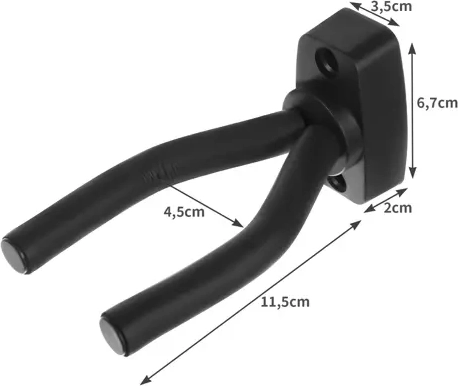 Adjustable spacing and secure wall mounting