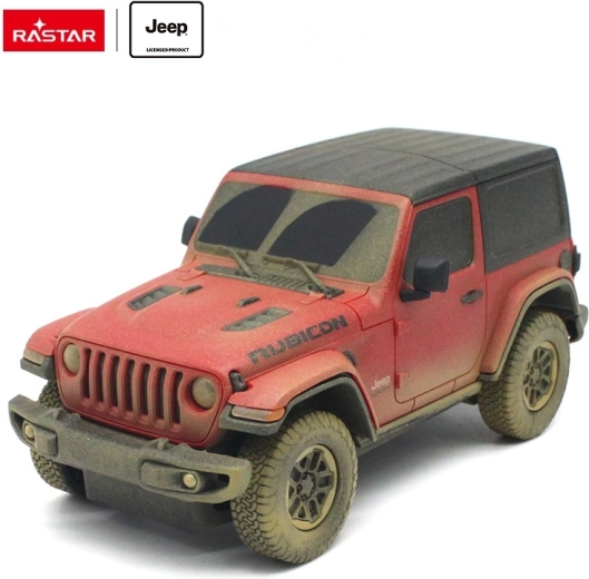 Kaugjuhitav Jeep Wrangler Rubicon 1:24 Rastar (Muddy versioon) – 1 tk