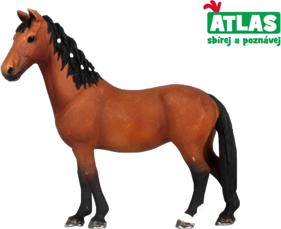 Pruuni hobuse figuur – käsitsi maalitud 12,5 cm