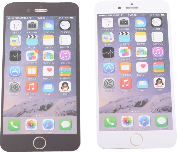 iPhone'i kujuline jooneline märkmik