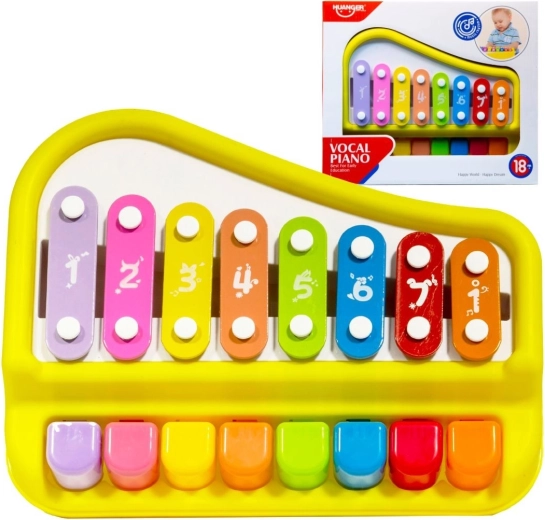 Educational organ and xylophone (yellow)