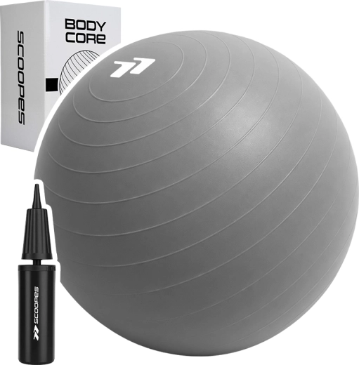 BodyCore’i võimlemispall, 75 cm, hall