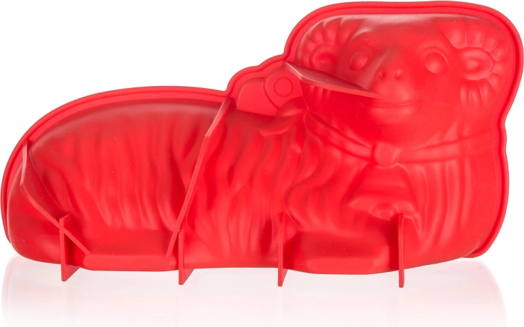 Silikoonist lambavorm 31 × 16 × 9 cm Culinaria punane