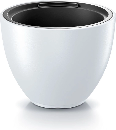 flower pot with insert 46.9 cm white HEOS