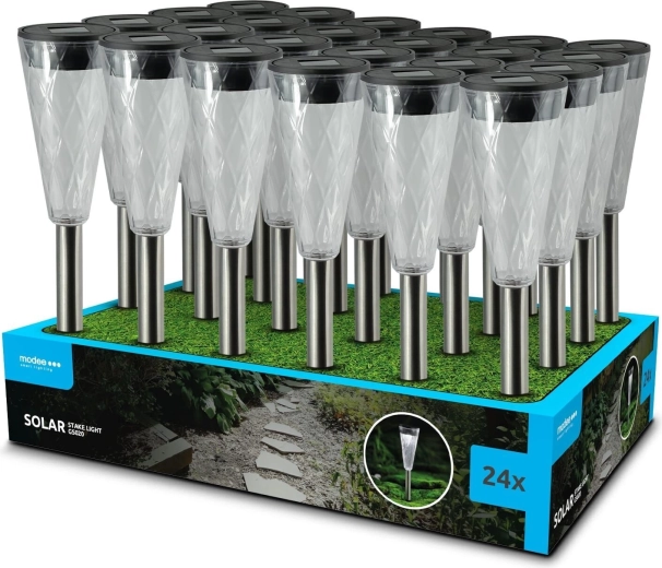 Modee aiapäikese LED-maasisene lamp GS020 35 cm külmvalge