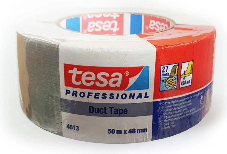 Universaalne tekstiilteip 48 mm × 50 m, hõbedane Tesa