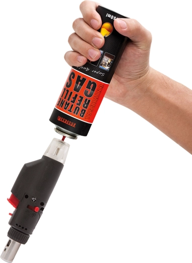Refillable gas tank