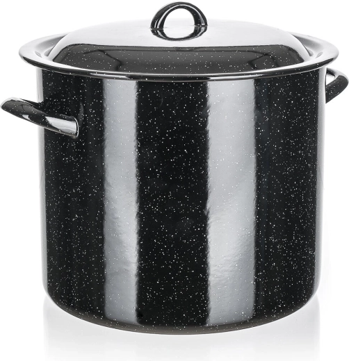 Enamel pot with lid 24 cm, 7.5 l