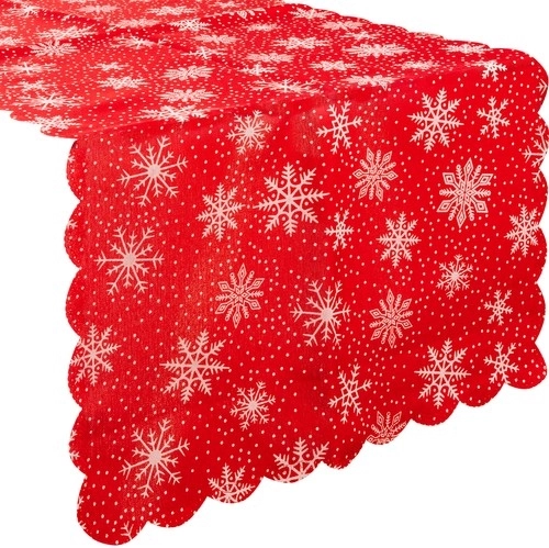 Festive look with a snowflake motif