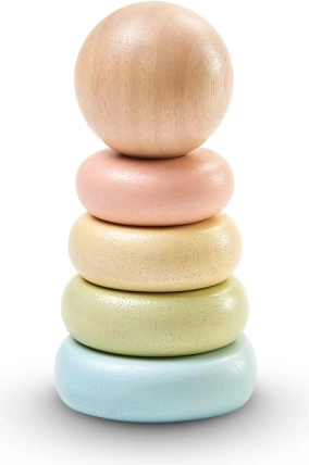 PlanToysi pastelsed ladumisrõngad