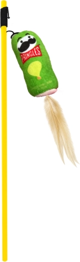 Pringles green cat toy