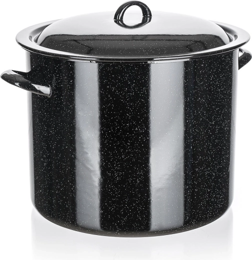 Emailpott kaanega 28 cm, 14 l