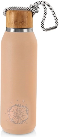 Roostevabast terasest termospudel, roosa, 580 ml
