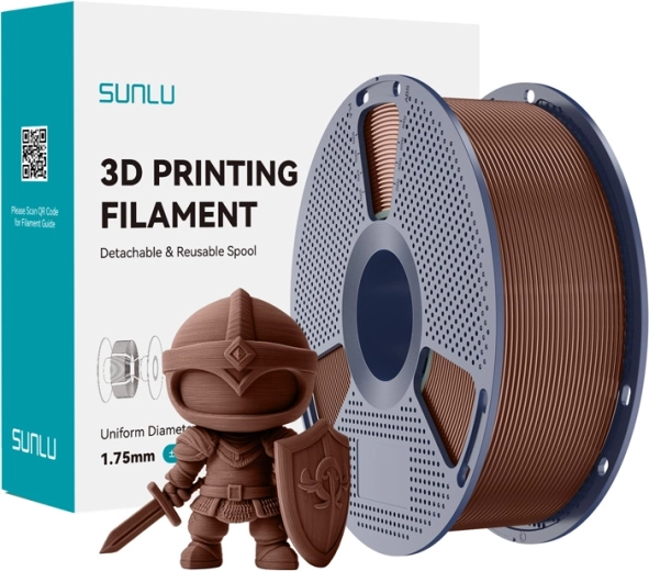 Sunlu PLA+ filament 1,75 mm – šokolaadivärvi