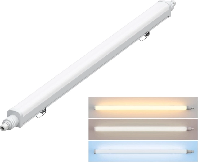 Solight tolmukindel LED-valgusti IP65, reguleeritava värvustemperatuuriga, 36 W, 127 cm