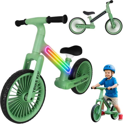 Tasakaaluratas Trike Fix Glow LED lastele