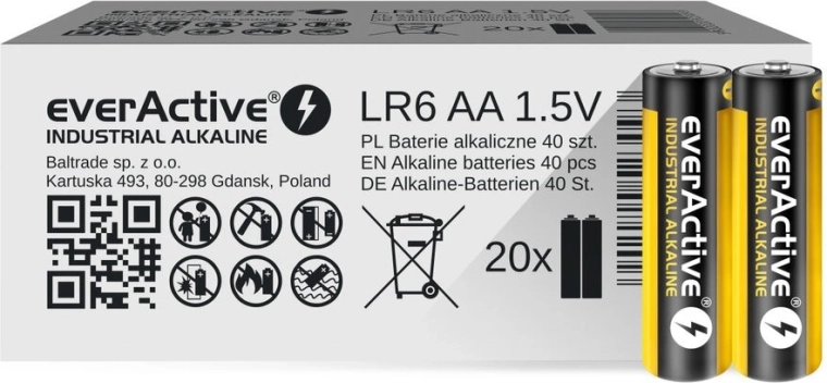 Aluselised patareid AA LR6 40 tk