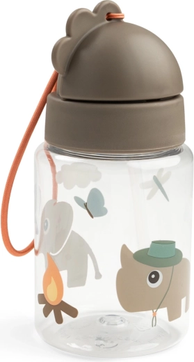 Done by Deer joogikõrrega pudel Tiny trails liivakarva 280 ml