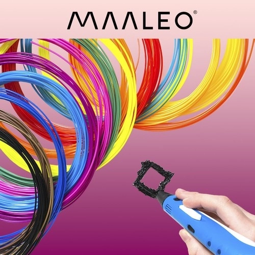 Maaleo PLA filamendid 3D pliiatsile – 20 värvi (20 × 20 m)