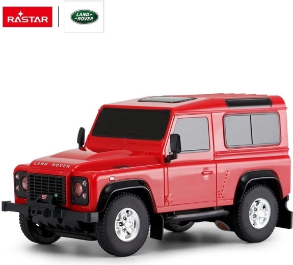 Kaugjuhitav Land Rover Defender R/C mõõtkavas 1:24 – Punane