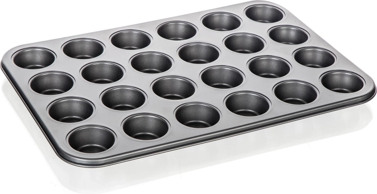 CULINARIA mini-väikeste koogikeste küpsetusvorm 24 tk, mittenakkuv, 37,8 × 26 × 2 cm