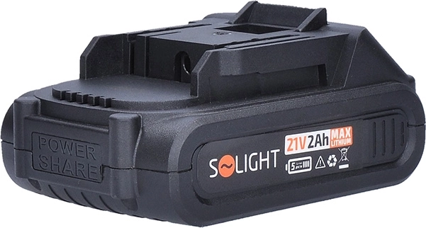 Solight li-ioonaku 21 V 2 Ah akutoitel saagidele RNP100 ja RPN100A