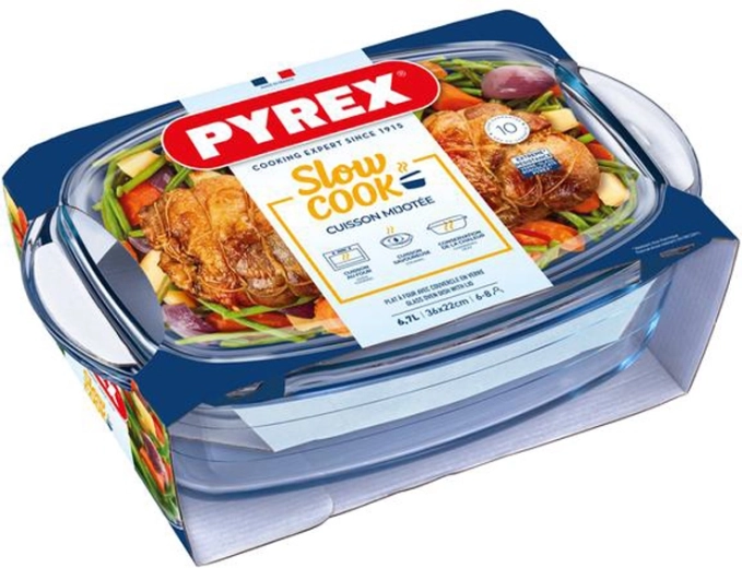 Klaasist ahjuvorm kaanega PYREX 6,7 l