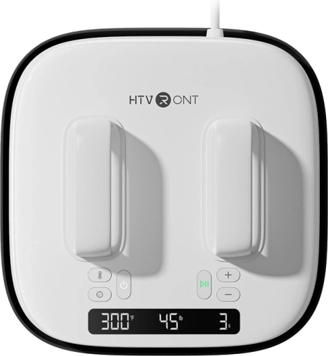 HTVRONT HPS08 termopress 10 × 10" valge