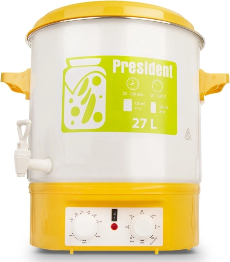 President elektriline hoidistamispott 27 l kraaniga