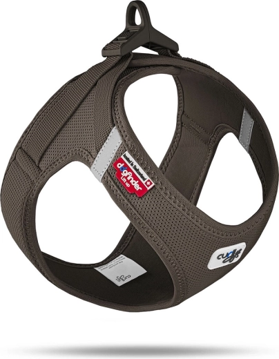 Curli Air-Mesh traksid koertele pandlaga pruun 2XS (2–4 kg)