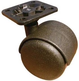 Mööbliratas piduriga 50 mm (4 tk komplekt)